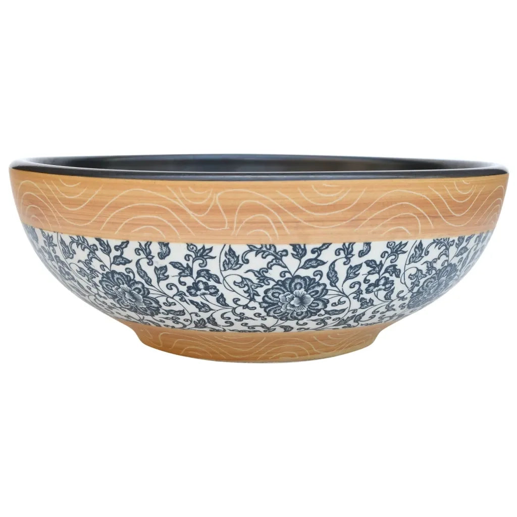 Lavabo da Appoggio Multicolore Rotondo ¦µ41x14 cm Ceramica CFW1444611