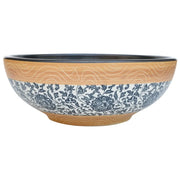 Lavabo da Appoggio Multicolore Rotondo ¦µ41x14 cm Ceramica CFW1444611