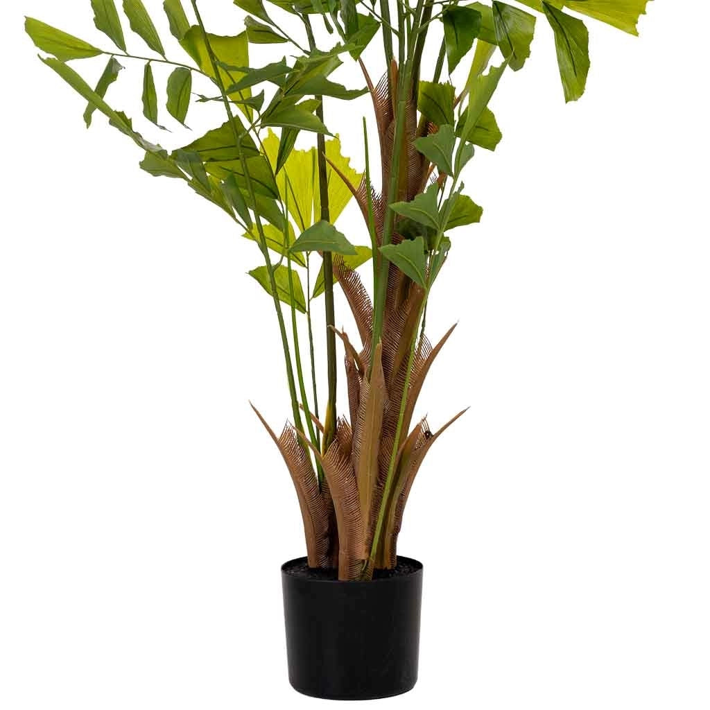 Artificiale decorativo Caryota ochlandra verde 90x70x250