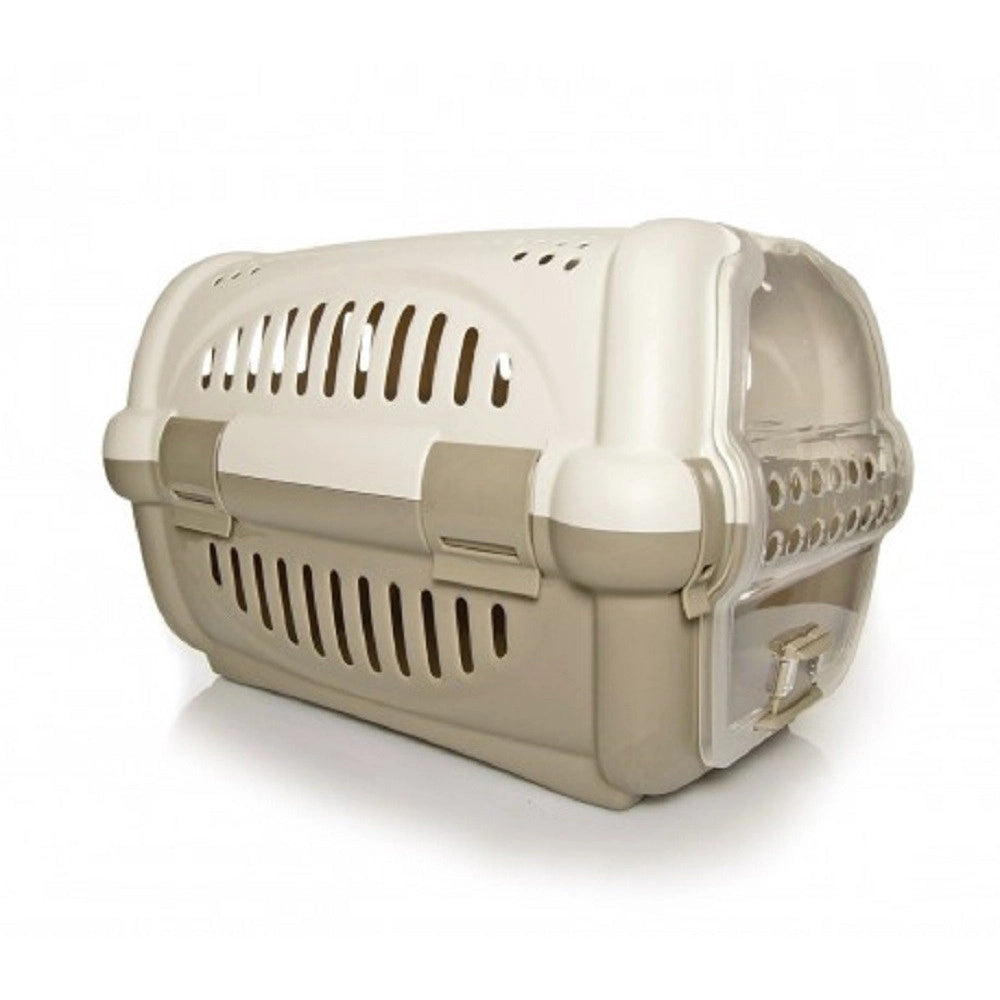 Trade Shop - Trasportino In Plastica Modello Rhino Per Cani E Gatti Da Viaggio 51x34,5x33 Cm -