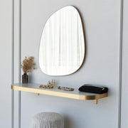 Moscufo, Specchio Forma Irregolare, 1.8x75h cm oro