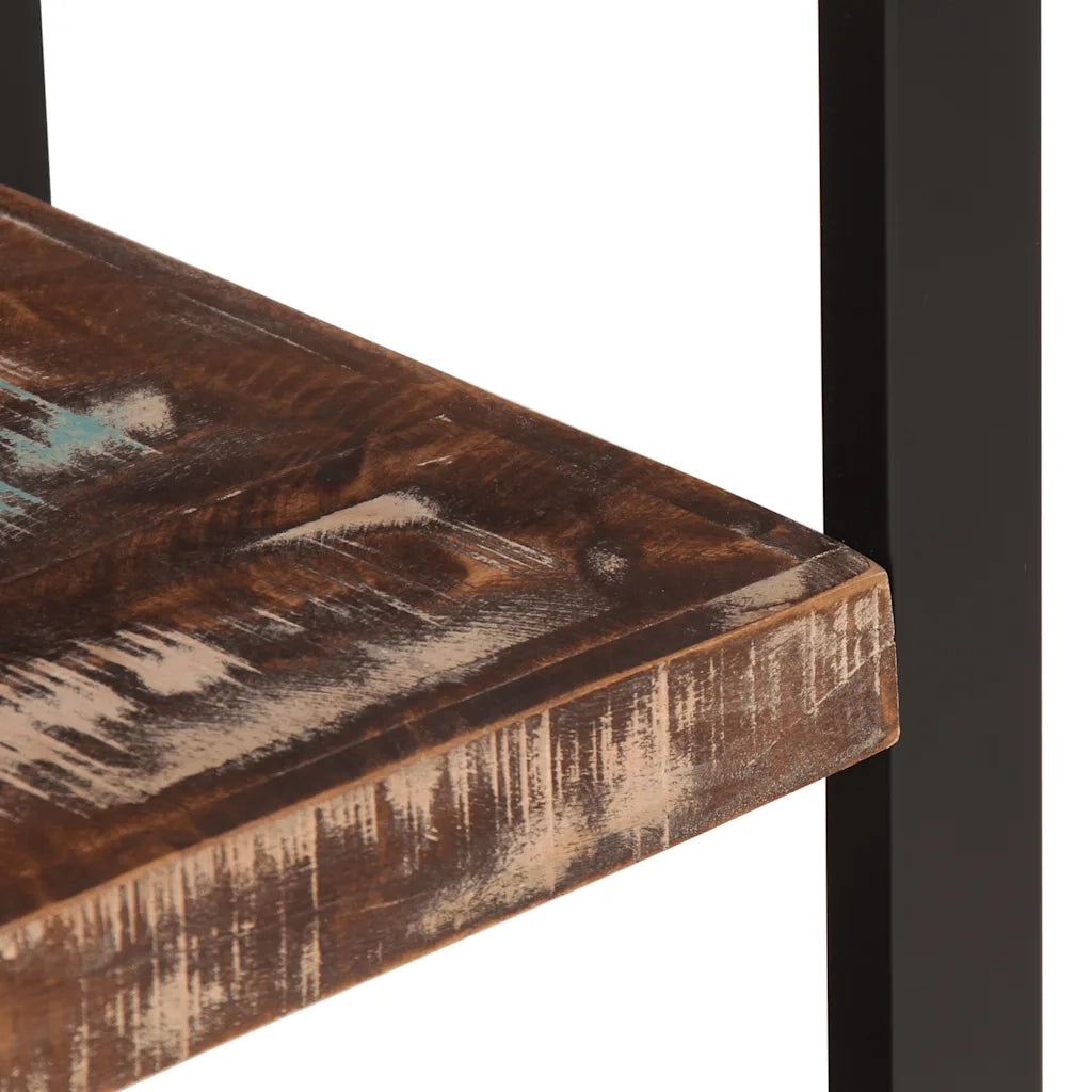 Libreria 118x30x200 cm in Legno Massello di Recupero 321054
