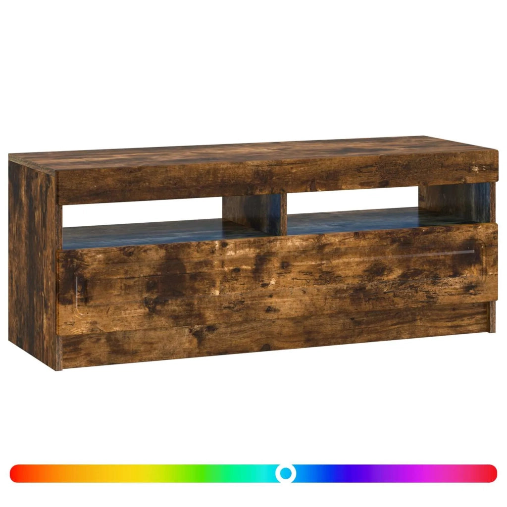 Mobile TV LED Rovere Fumo Legno ingegnerizzato 897870