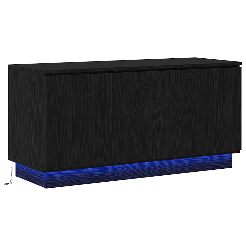 Mobile TV Rovere Nero 100 x 38 x 49 cm Legno multistrato 869667