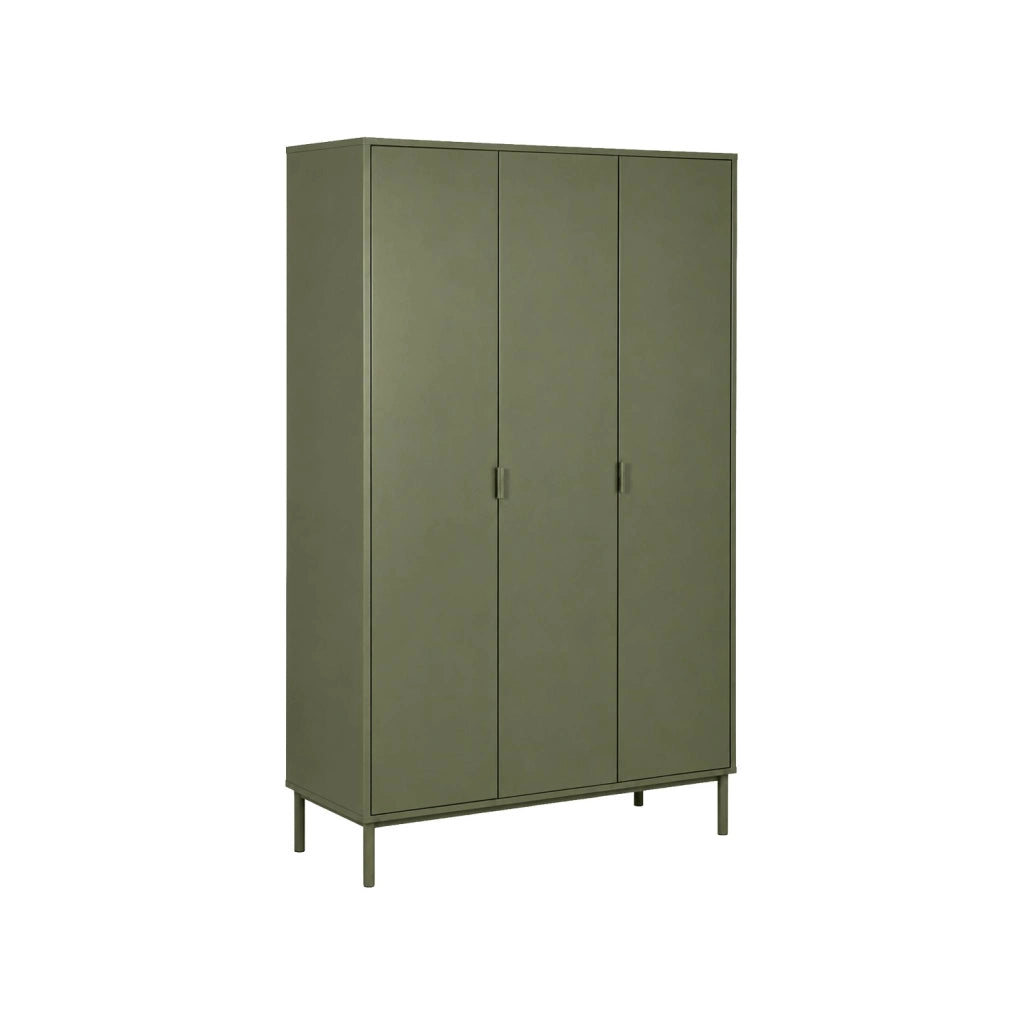 Guardaroba decorativo in legno e metallo 5 ripiani 1 appendiabiti,