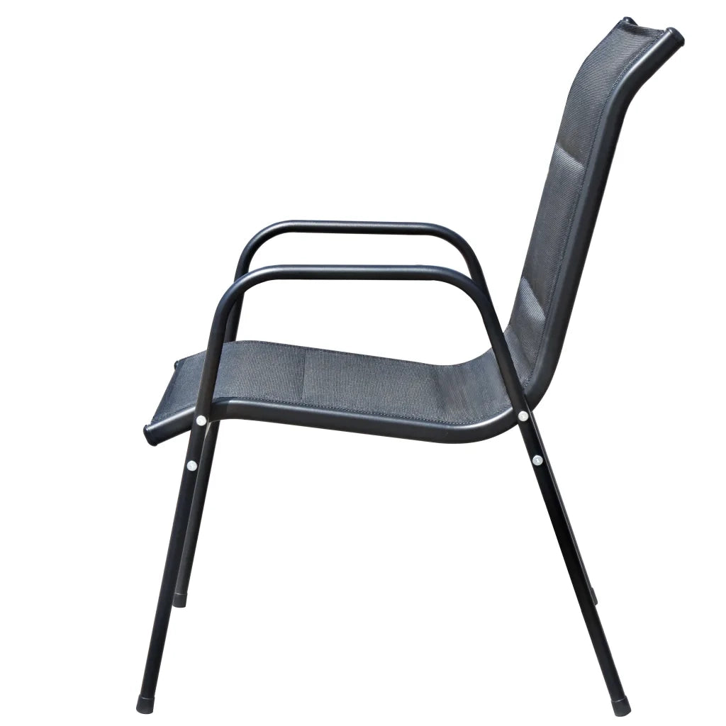 Set da Bistrot 3 pz in Acciaio Nero 43315