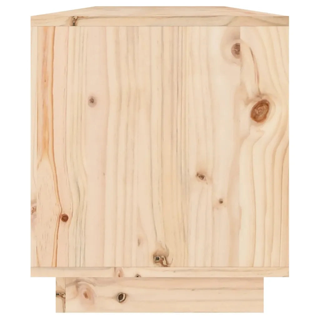 Mobile Porta TV 110,5x34x40 cm in Legno Massello di Pino 813844