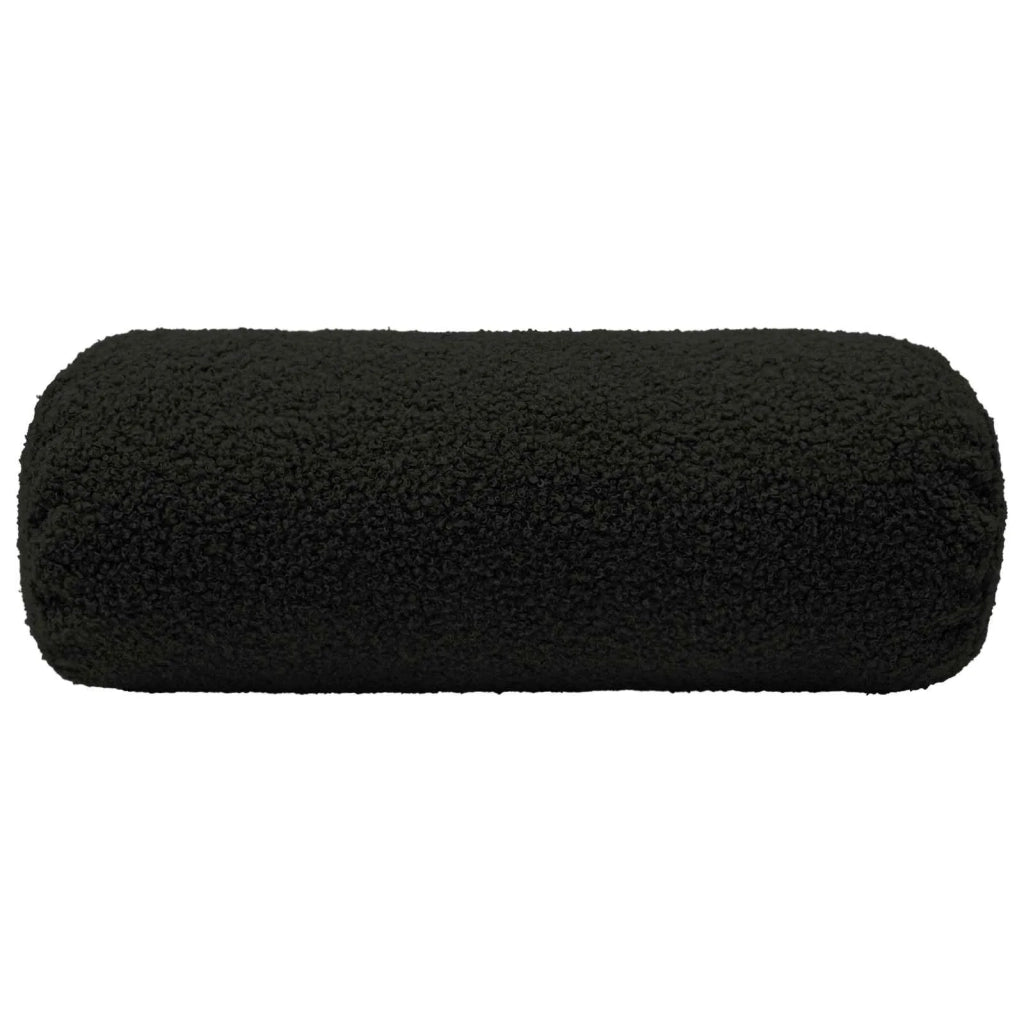 Federa 2 pcs HEERLEN Nero Ø 15 x 40 cm Bouclé 923273