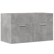 Mobile Lavabo | Armadio Lavabo Bagno Grigio Cemento 90x38,5x46 cm Multistrato