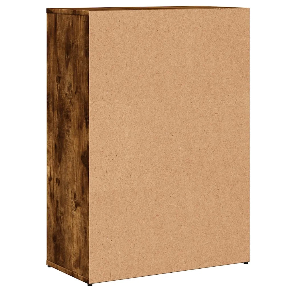 Credenze 2 pz Rovere Fumo 60x30x84 cm in Legno Multistrato 3276599