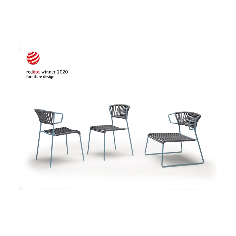 POLTRONA LISA LOUNGE FILO' CORDA NAUTICA MADE IN ITALY SCAB DESIGN