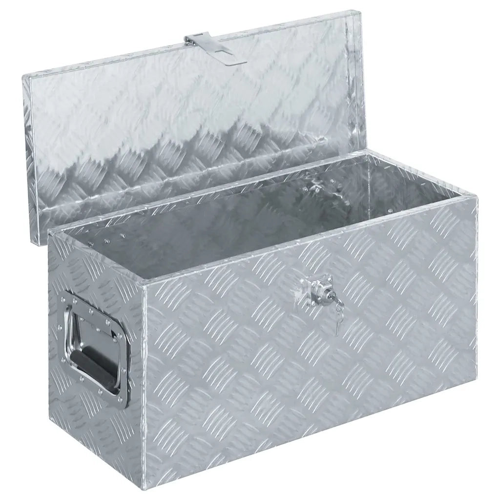 Cassetta in Alluminio 61,5x26,5x30 cm Argento CFW4685969