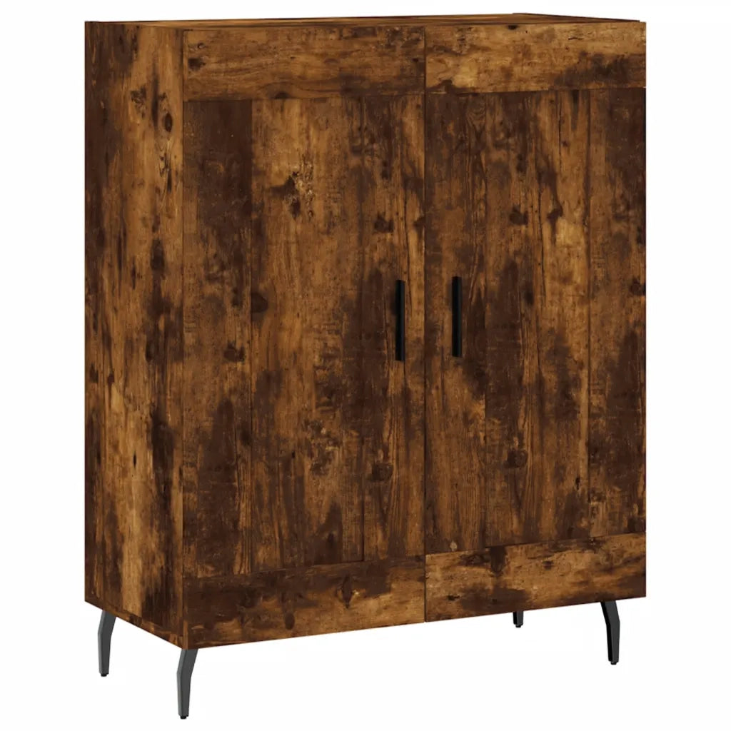 Credenza Rovere Fumo  69,5x34x180 cm in Legno Multistrato 3199702