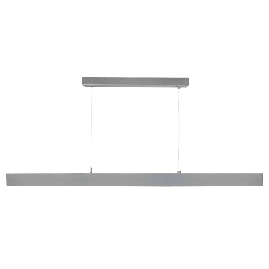 Lampada LED 28W sospensione pendente dimmerabile angolo luce 24gradi ufficio scrivania 4000K alimentatore 230V GRIGIO