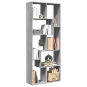Libreria Divisorio Grigio Sonoma 67x25x161,5 cm in Truciolato 858080