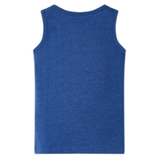 Canotta da Bambino Blu Scuro Mélange 128 12492