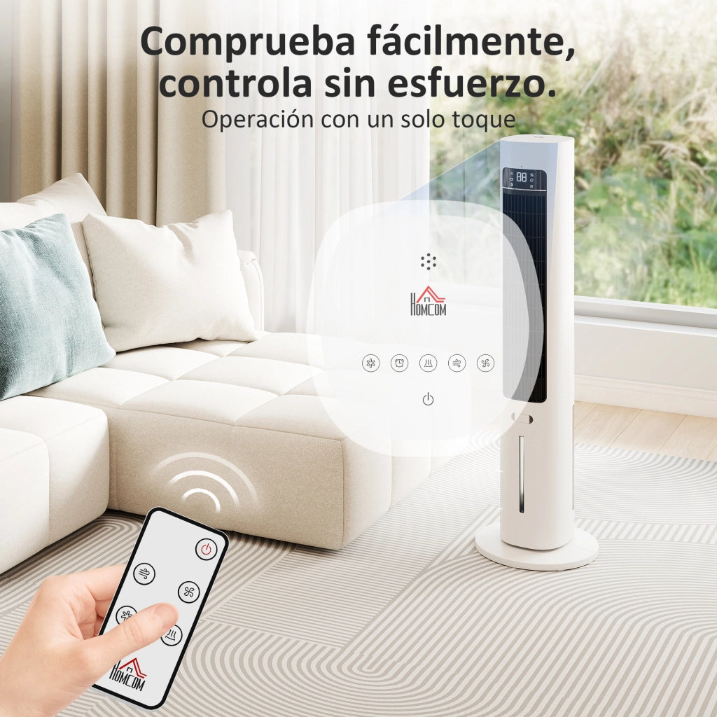 Climatizzatore Evaporativo Portatile 3 in 1 ¨C zephmum ¨C Serbatoio 3L Oscillante Bianco