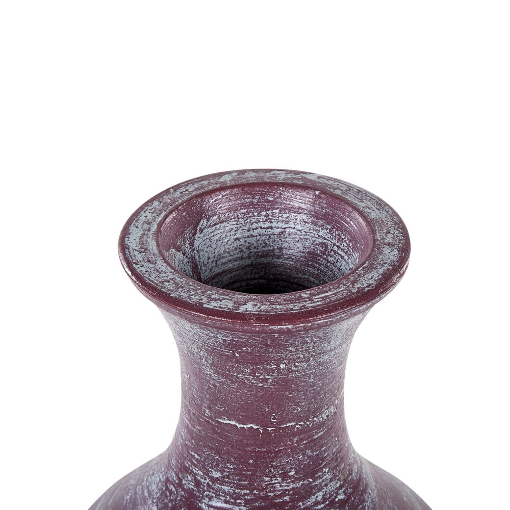 Vaso da fiori in terracotta marrone 57 cm stile invecchiato soggiorno camera da letto