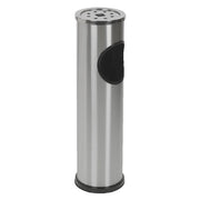 POSACENERE GETTACARTE  corpo spazzolato - Ã? 15 x h.57 cm