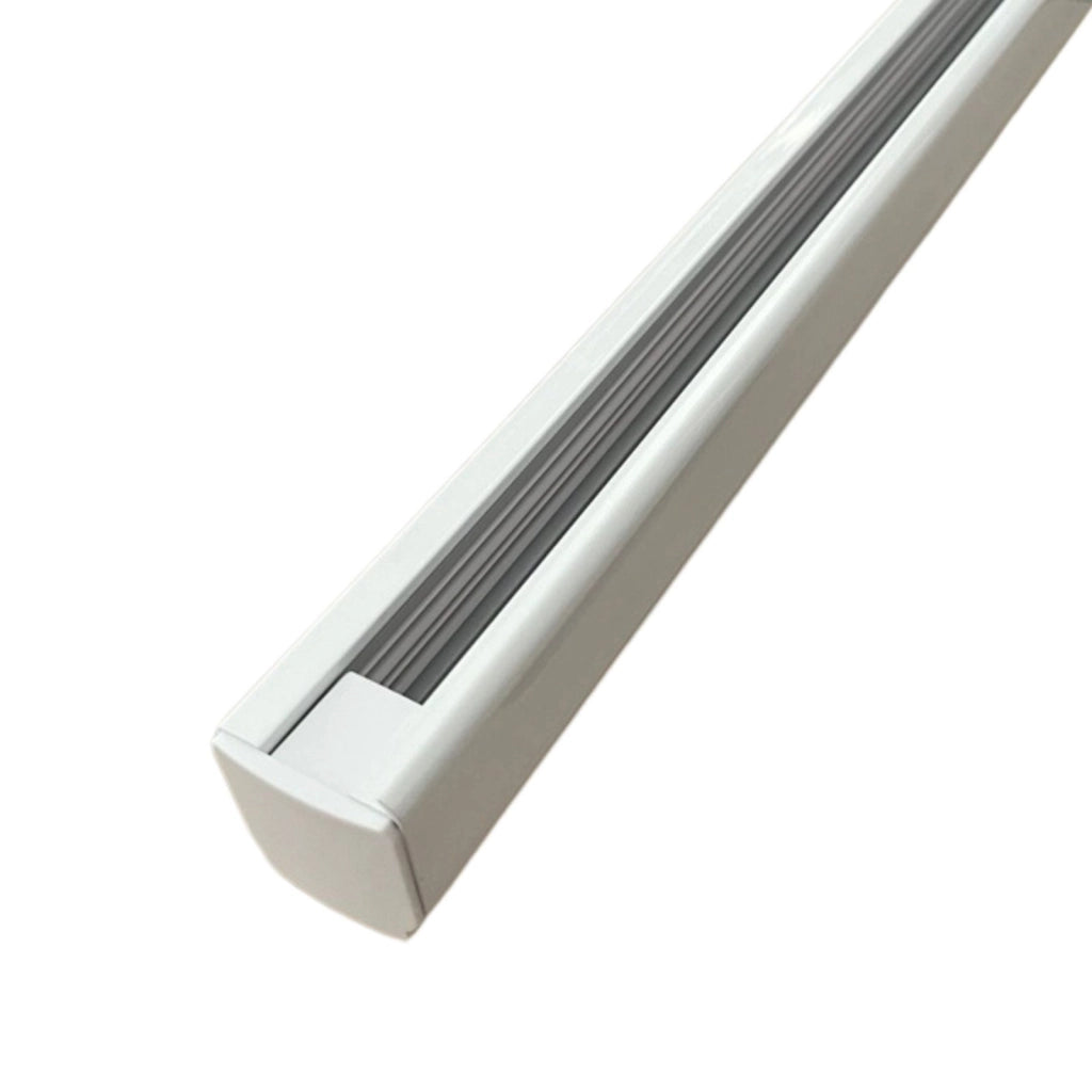 Sistema Illuminazione Binario Trifase Bianco, Binario Connettori Giunti Accessori (Binario 1M)