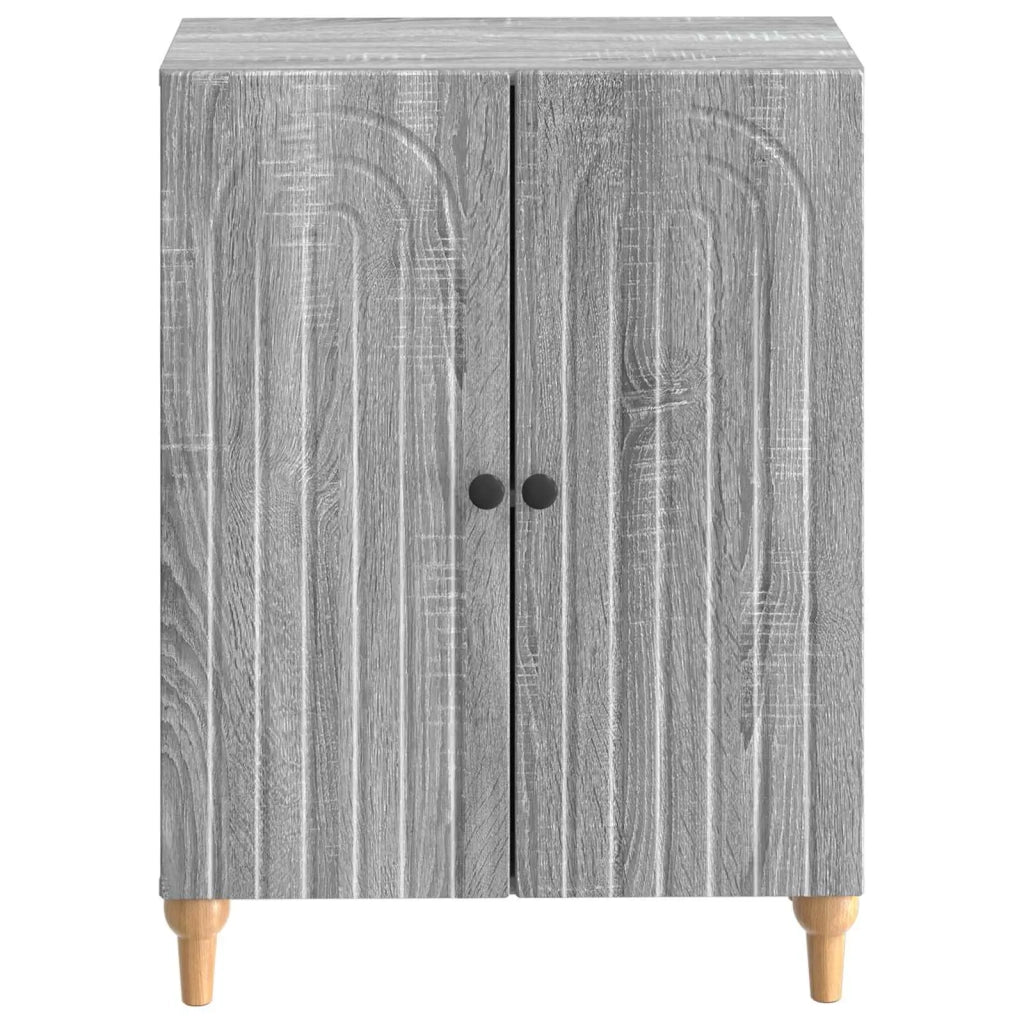Mobiletto da Bagno ALKMAAR Sonoma grigio 59,5 x 31 x 80 cm 896181