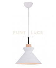 LAMPADARIO A SOSPENSIONE Zambelis BIANCO E DECORAZIONE IN LEGNO