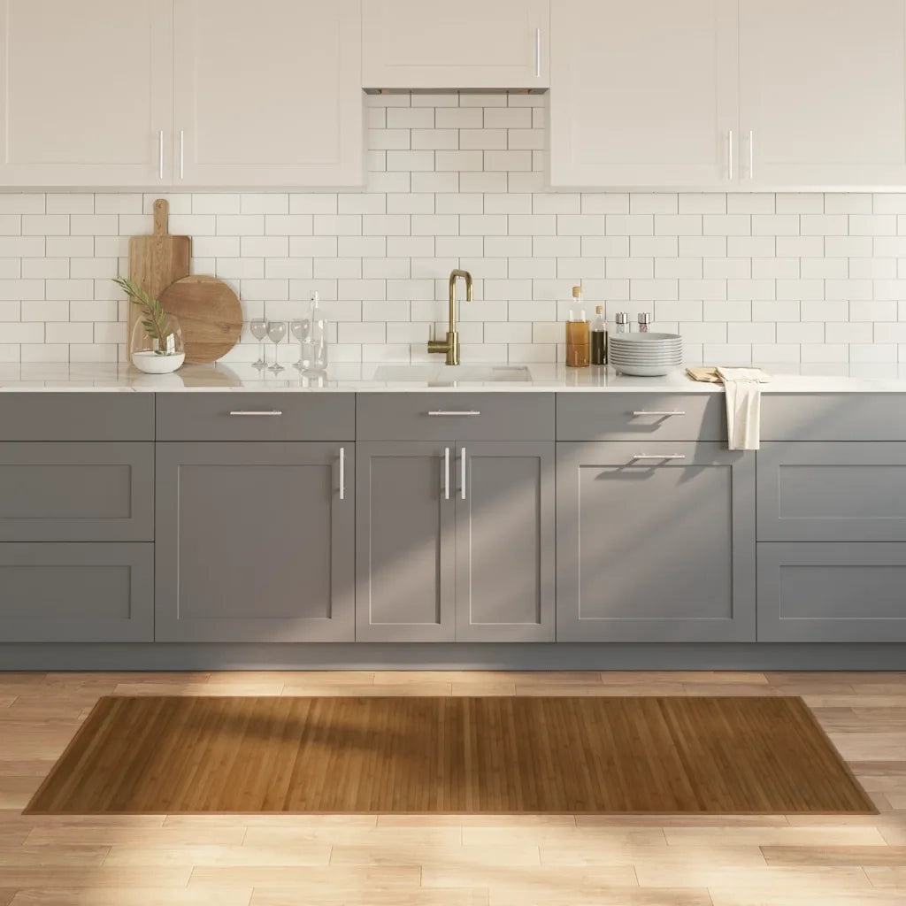 Tappeto Rettangolare Marrone 80x200 cm in BambÃ¹