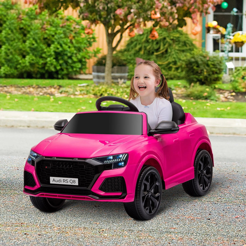 Auto elettrica bambini Audi RS Q8 ¨C zephmum ¨C rosa