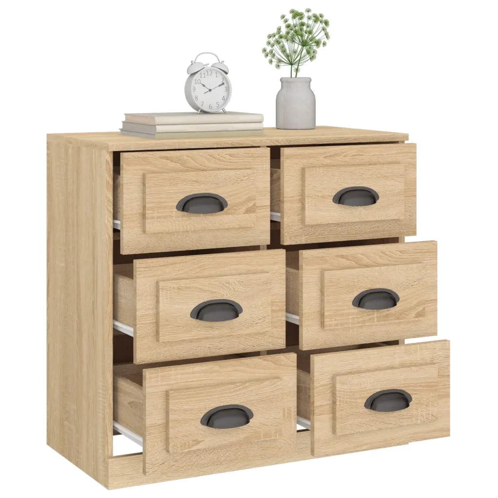 Credenza Rovere Sonoma 70x35,5x67,5 cm in Legno Multistrato 816435