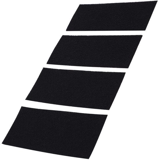 Set di Filtro a Carbone Attivo da 4 pezzi - Filtro di Pre-filtrazione Compatibile con L'Apparecchio di Purificazione dell'Aria - Assorbe gli Odori - Dimensioni 24,3 x 10,5 cm - Nero - Filtro dell'Aria