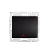 Pulsante campanello LED Kanlux LOGI nero opaco 33632