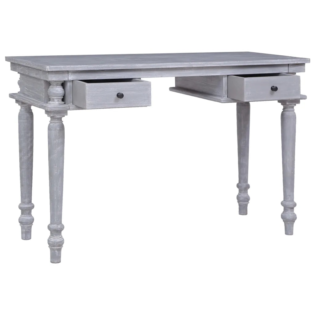 Scrivania 115x50x78 cm in Legno Massello di Mogano cod mxl 60654