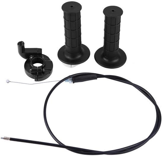Impacco di cavo in gomma 130 cm - Universale - Nero alluminio - Gomma - Adatto per XR50/CRF50F/XR70/CRF70 - Impacco cavo