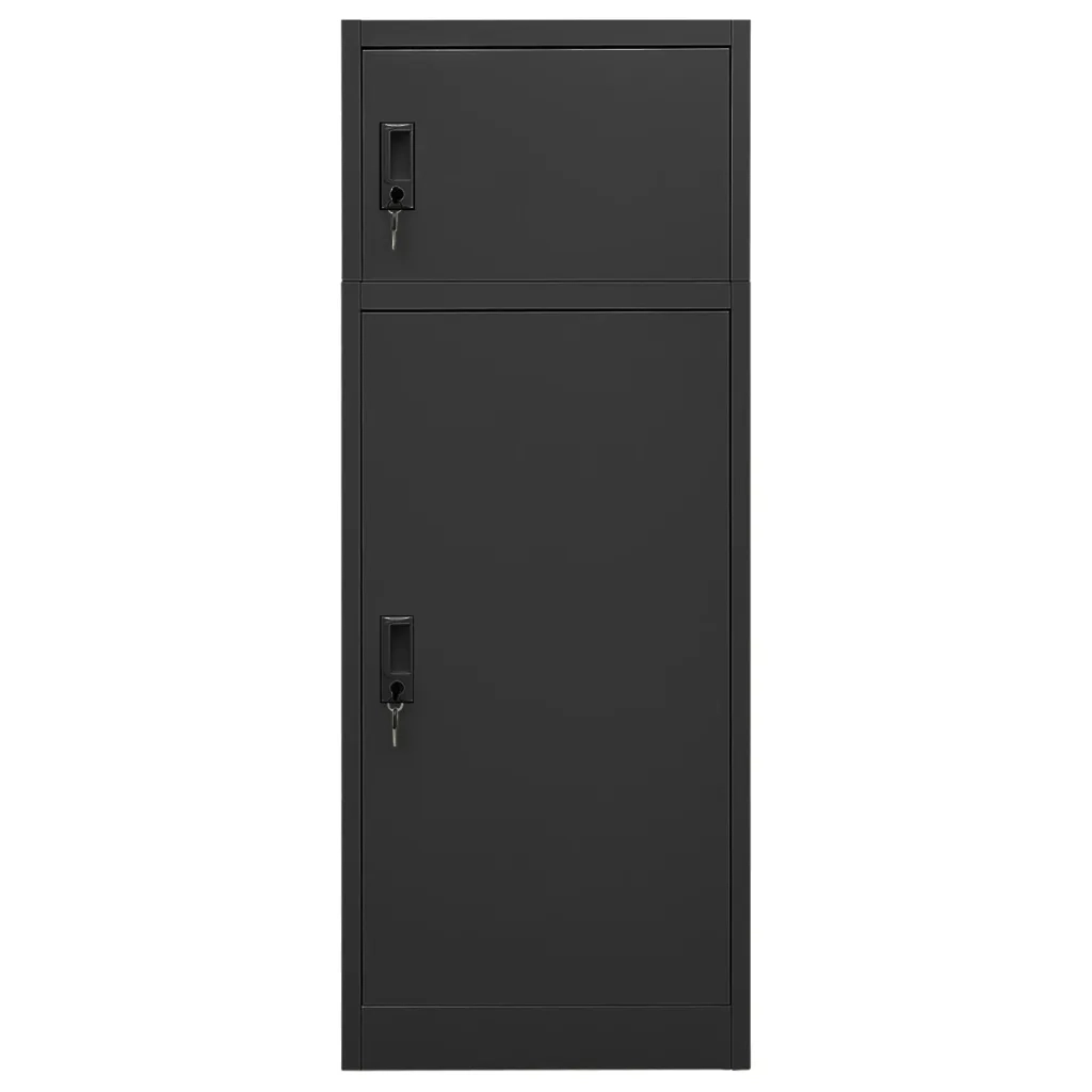Armadietto per Sella Antracite 53x53x140 cm in Acciaio CFW7324288