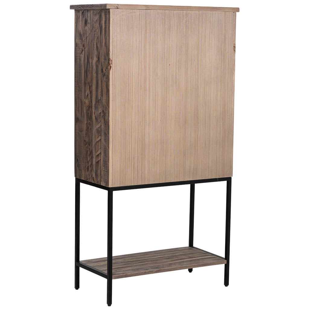 Armadio in legno marrone 81x40x152h cm
