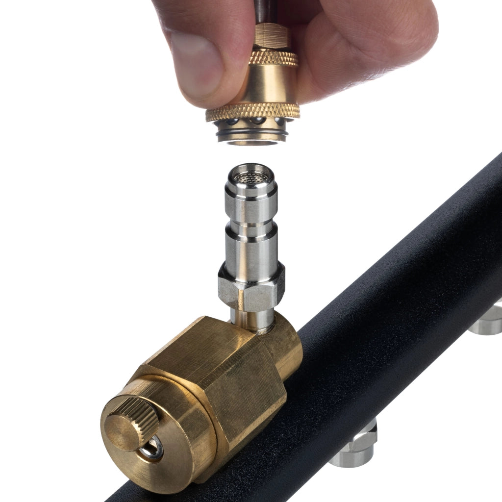 Lancia per Lavaggio Sottoscocca JetRoller Pro 7X – 7 Ugelli, 3 Lance 40 cm, Attacco Rapido 1/4", Larghezza 57 cm