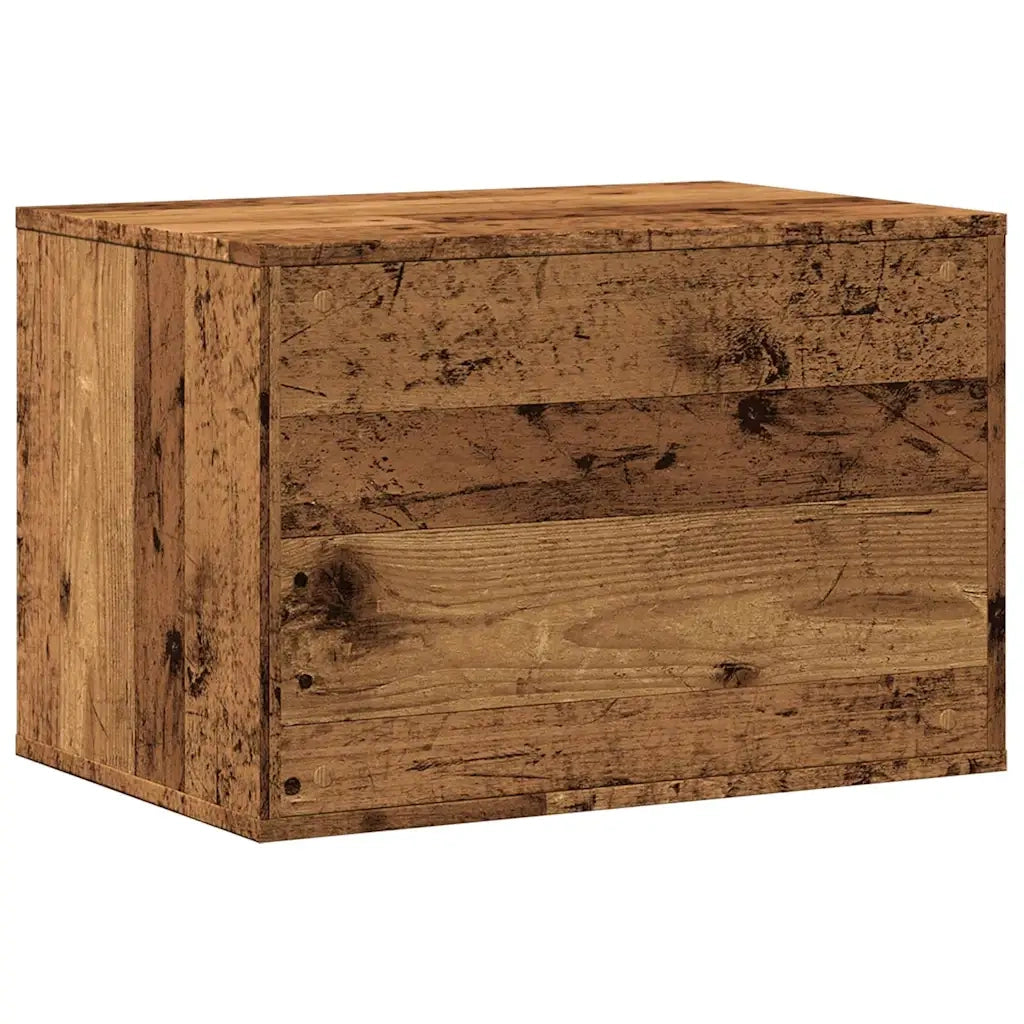 Recinto Lettiera Gatti Legno Vecchio 60x40x40 cm in Truciolato CFW4474240