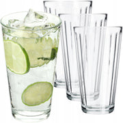 Bicchieri KADAX per bevande, whisky, succhi di frutta, set da 4 bicchieri, 360 ml