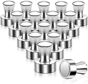 Magneetti forti, magneti neodymium extra forti 16 pezzi magneti mini per frigorifero, tabella magnetica, magneti cilindrici, pannello a ganci, bacheca metallica magneti piccoli per lavagna bianca ufficio magneti metallici per frigorifero