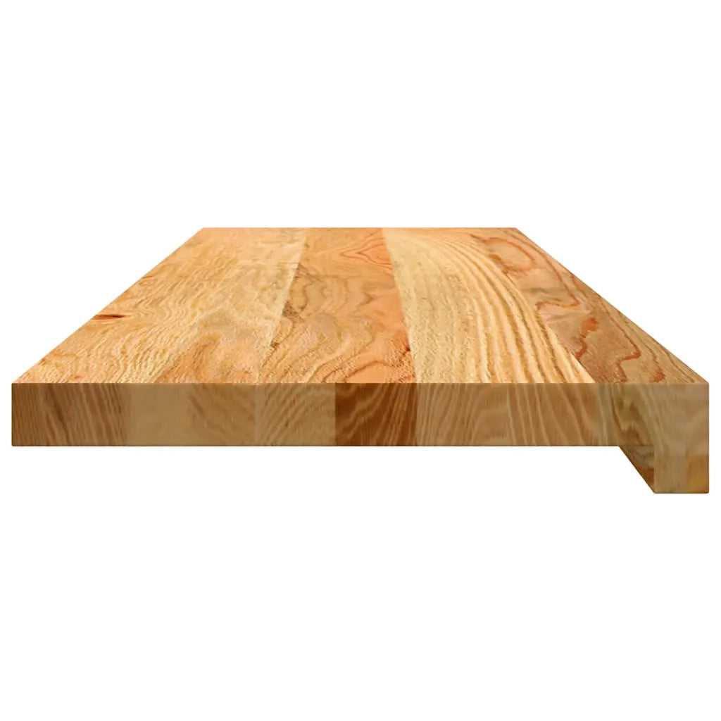 Gradini 2 pz Marrone Chiaro 80x30x2 cm Legno Massello Rovere 3283791