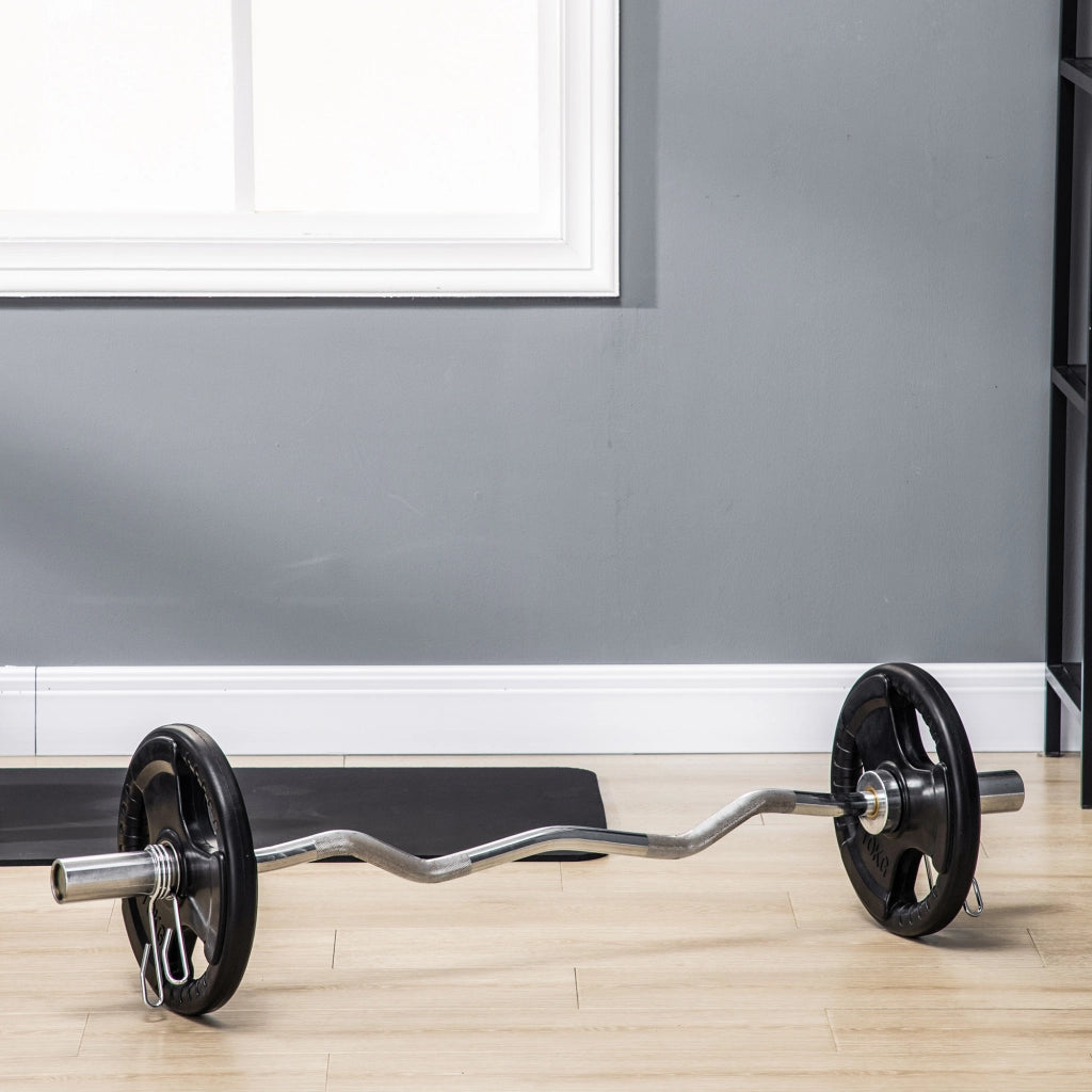 Disco per Manubrio ¨C Xylo ¨C 10 kg, Set da 2, Rivestimento in Gomma, 3 Impugnature