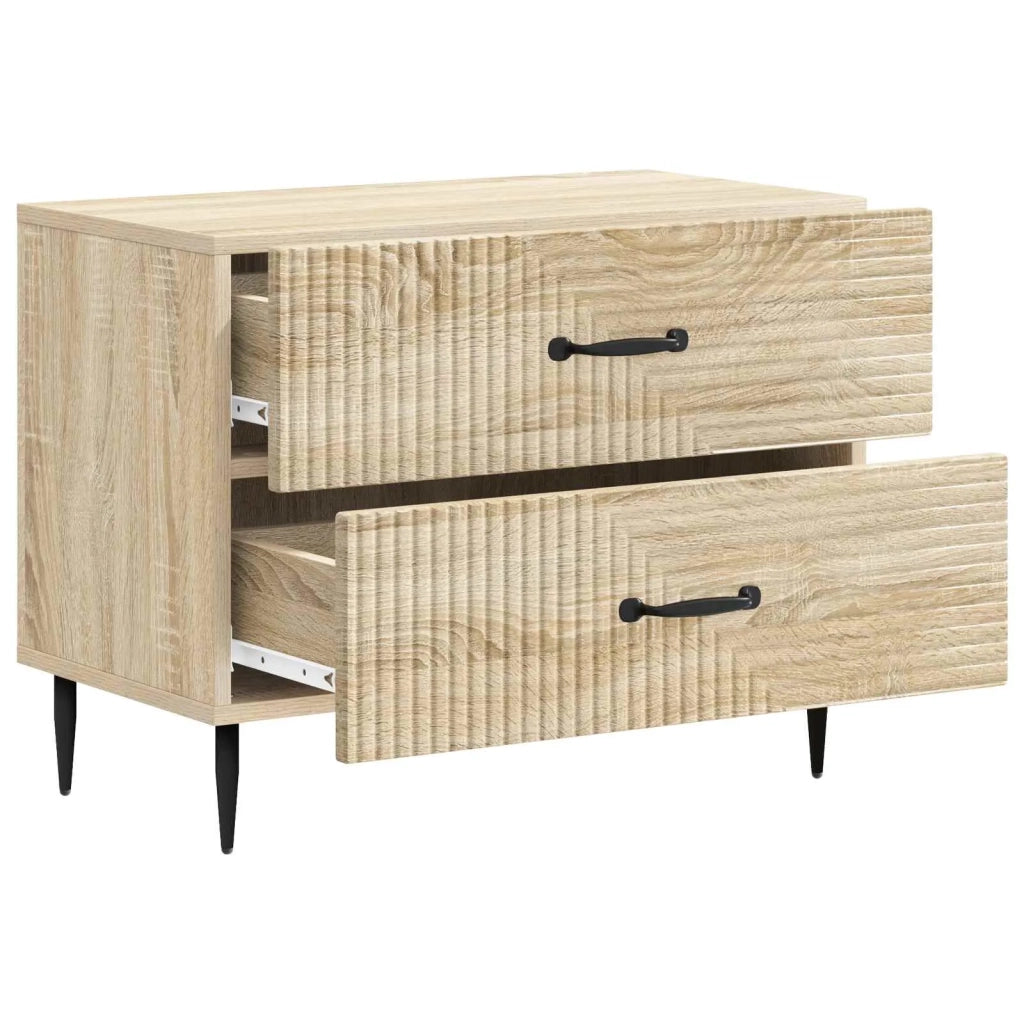 Armadio da Notte con cassetto Rovere Sonoma 62 x 34,5 x 47,5 cm 894777