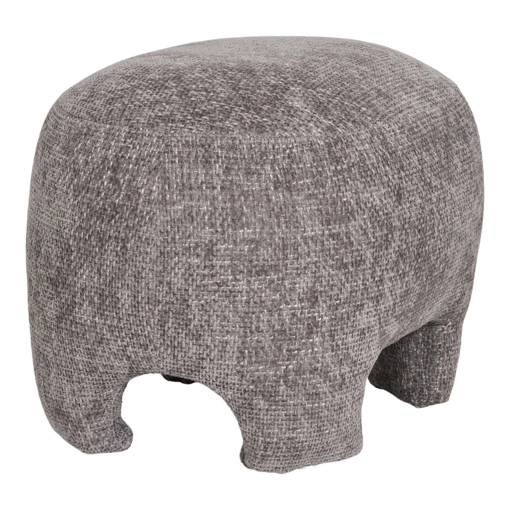 Pouf Nazare, Beige, Poliestere, 41x53x38 cm
