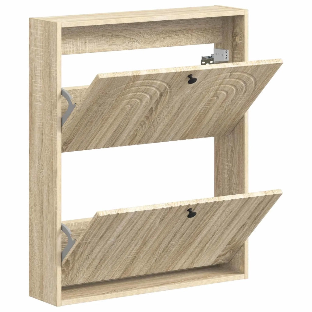 Mobiletto per Scarpe da Muro ALKMAAR 71 x 17 x 86 cm 896197
