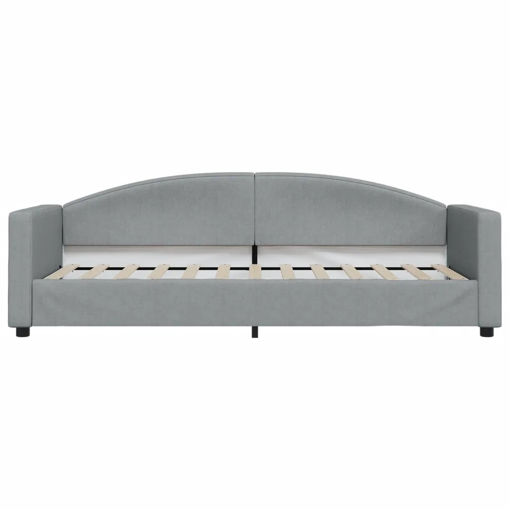 Divano letto | Sof¨¤ letto | Letto singolo Estraibile Cassetti Grigio Chiaro 80x200cm Tessuto