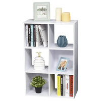 Libreria 3 Ripiani 91,5x29,5x61,5 in Legno  Bianco