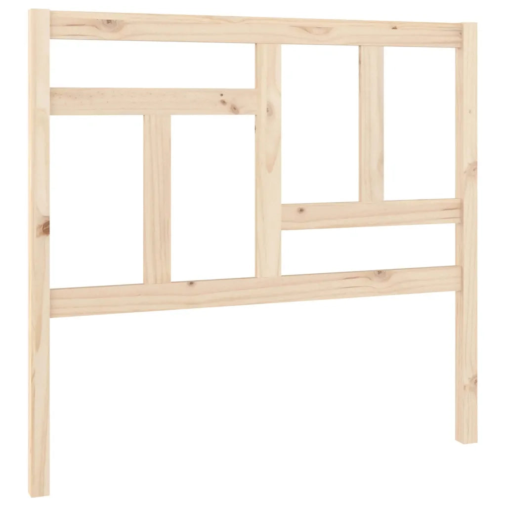 Testiera per Letto 105,5x4x100 cm in Legno Massello di Pino