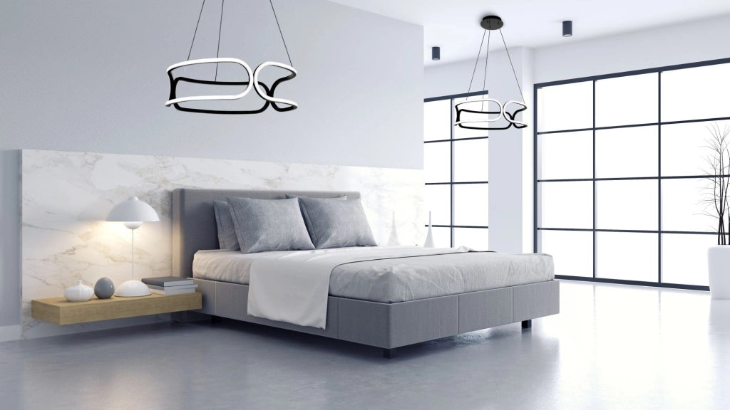 Lampada Da Soffitto Led App790-cp Trio Black