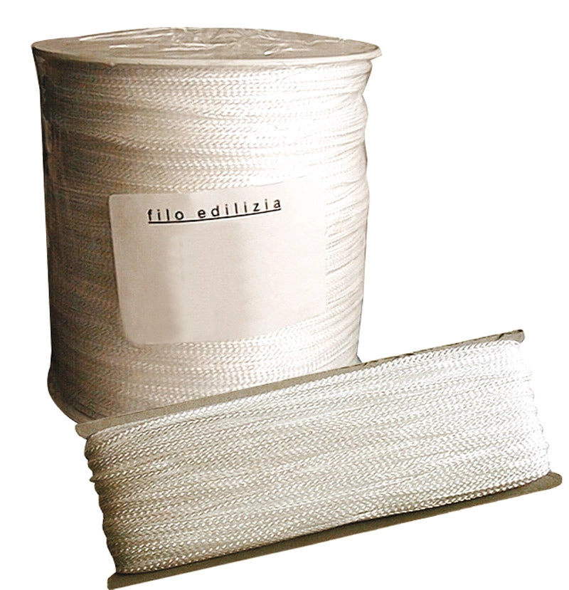 FILO PER EDILIZIA STABILIZZATO AI RAGGI UV col. bianco mt. 500