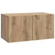 Mobile Porta TV da Muro Rovere Artigianale 59,5 x 31 x 30 cm
